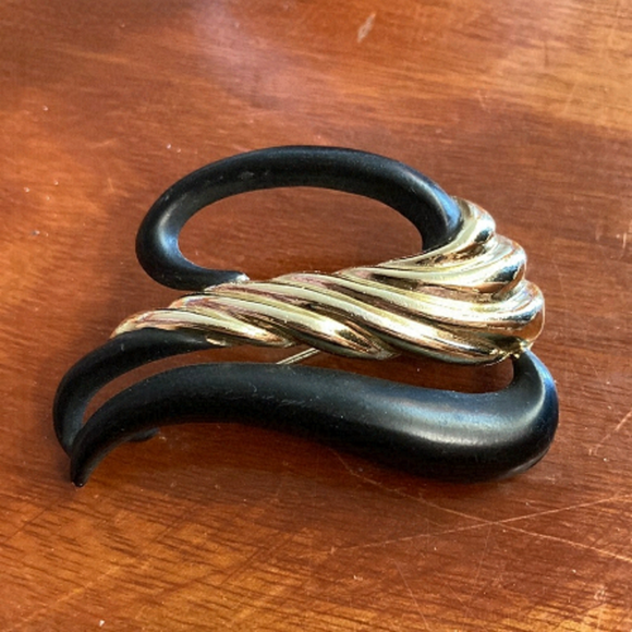 Vintage Abstract Enamel Brooch - Picture 1 of 3